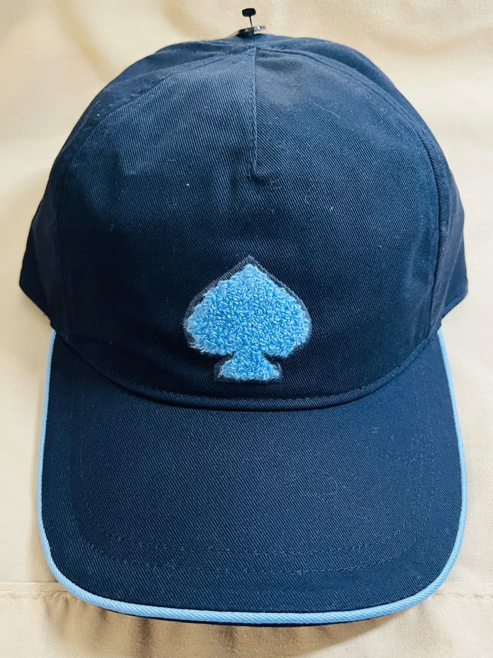 Kate Spade Navy Baseball Cap with Light Blue Spade Patch - NWT - 89.00